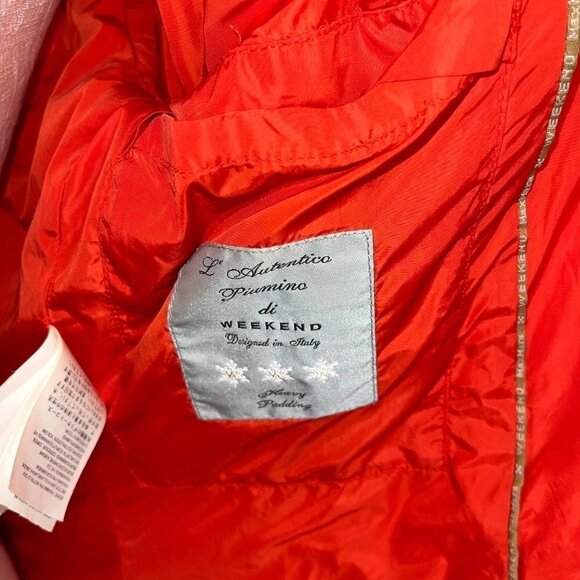 Max Mara Weekend Fur Hooded Jacket Womens Size 6 Detachable Belted Zipper Snaps - Picture 12 of 12